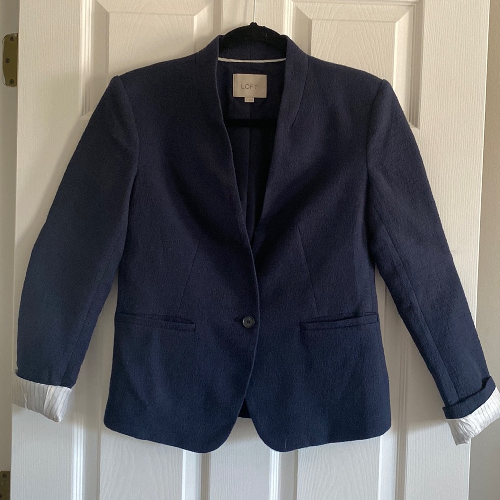 Navy blazer